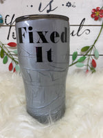 Duct tape fixed it 20 ounce tumbler