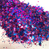 Blue-Violet Chunky Glitter