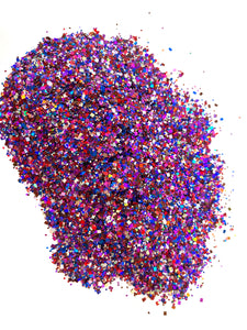 Red, White & Blue Chunky Glitter