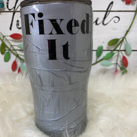Duct tape fixed it 20 ounce tumbler