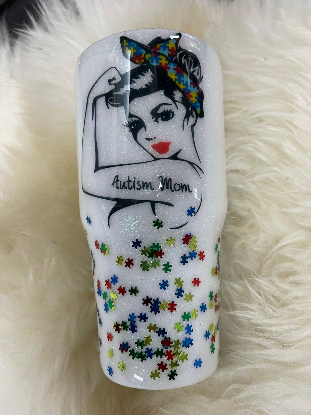 Autism Mom Tumbler