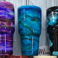 Multi colored 30 ounce Tumbler