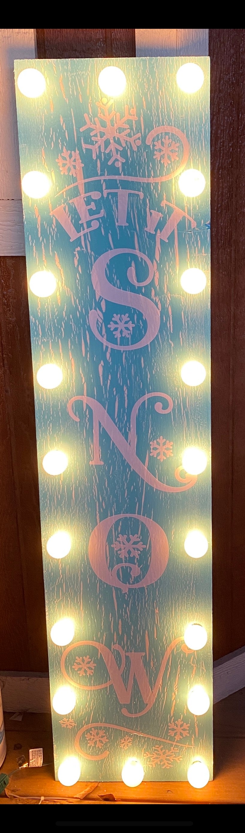 Lighted Porch Signs